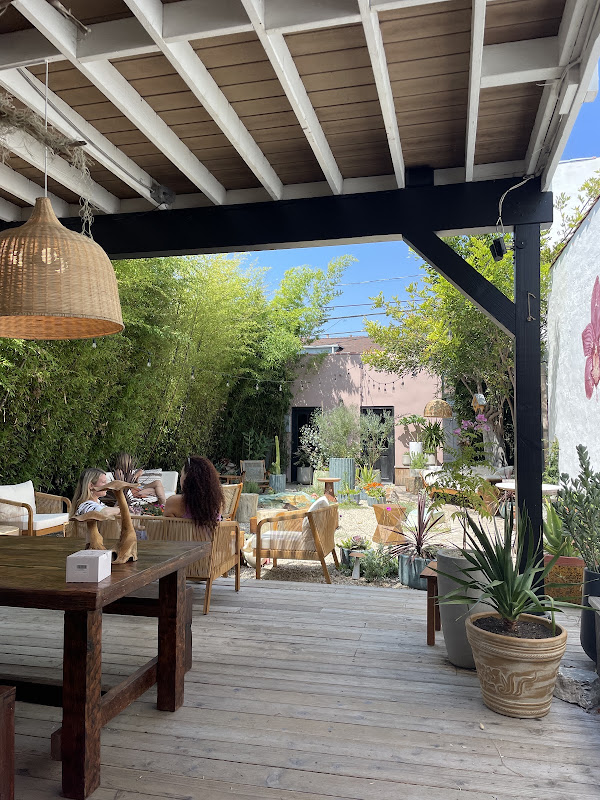 Anima Mundi garden patio Santa Monica